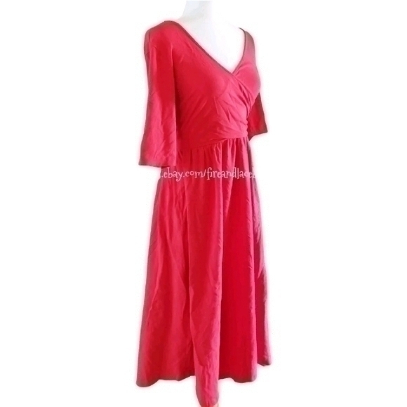 ASOS STRETCH KNIT VINTAGE CUT DRESS SZ 14 - Picture 3 of 6